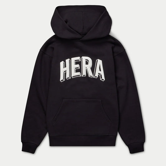 Black Hoodie Oversized Fit Label