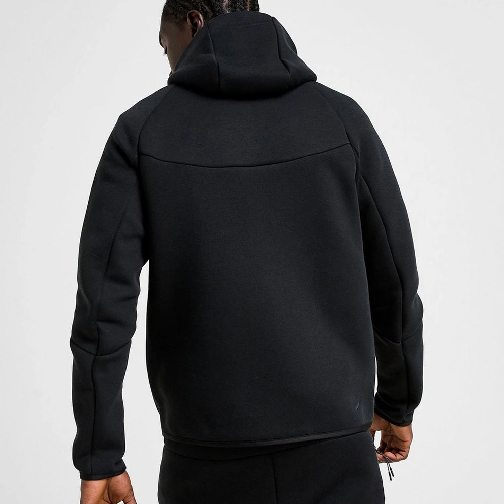 Black Tech Fleece Full-Zip Hooded Track Suit