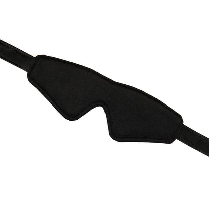 Black Blindfold with Gold Buckle - CoreFlexInd