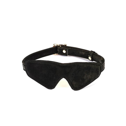 Black Blindfold with Gold Buckle - CoreFlexInd