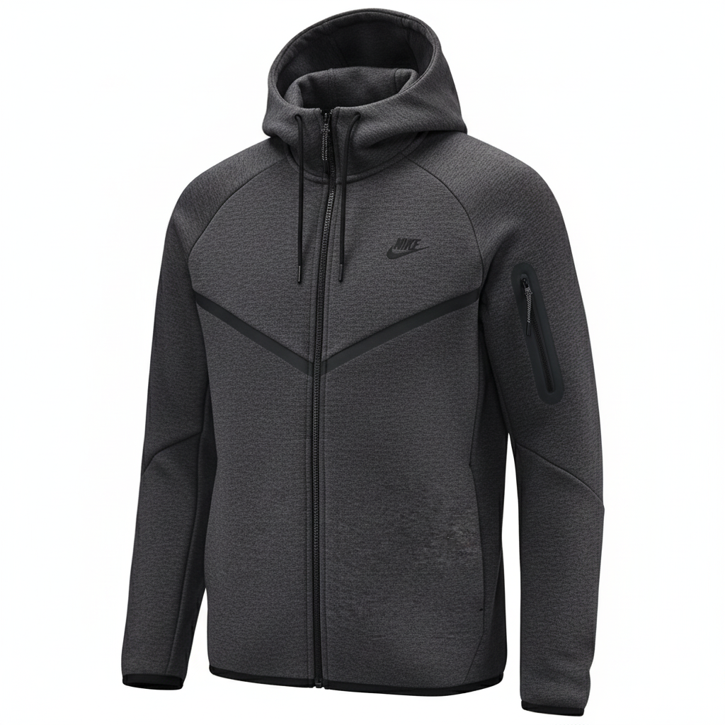 Black_Heather_Tech_Fleece_Full-Zip_Hooded_Track_Suit-Coreflexind