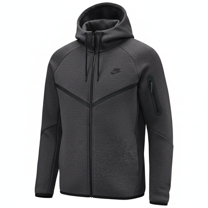 Black_Heather_Tech_Fleece_Full-Zip_Hooded_Track_Suit-Coreflexind