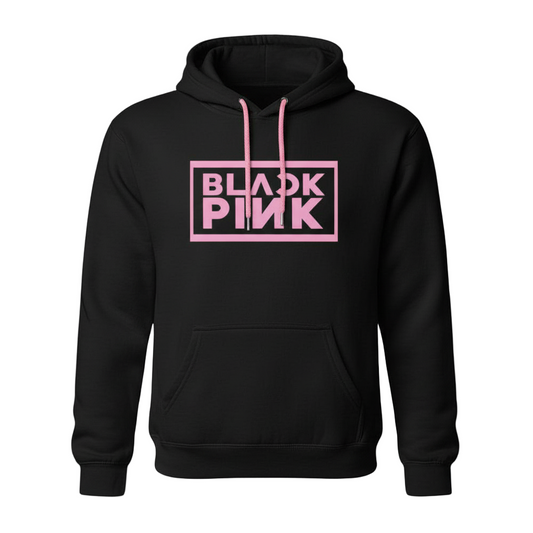 Black Hoodie With Pink - Garmentswear