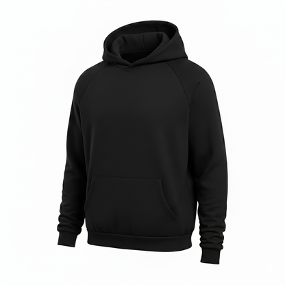 Black Pullover Hooded Track Suit-Coreflexind