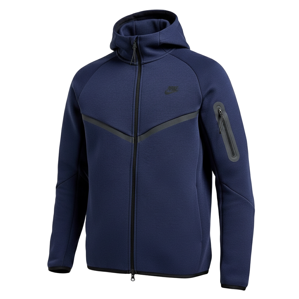 Blue Teach Fleece Fleece Hoodie-1