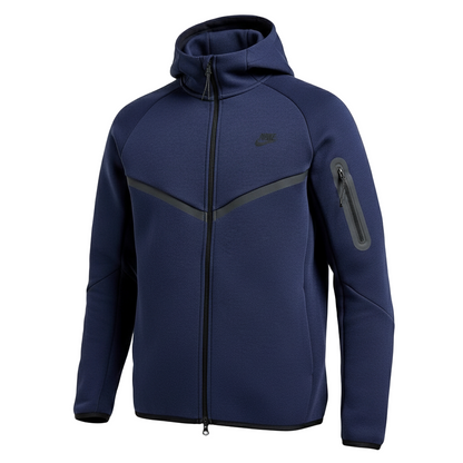 Blue Teach Fleece Fleece Hoodie-1