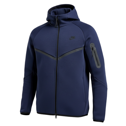 Blue Teach Fleece Fleece Hoodie-1