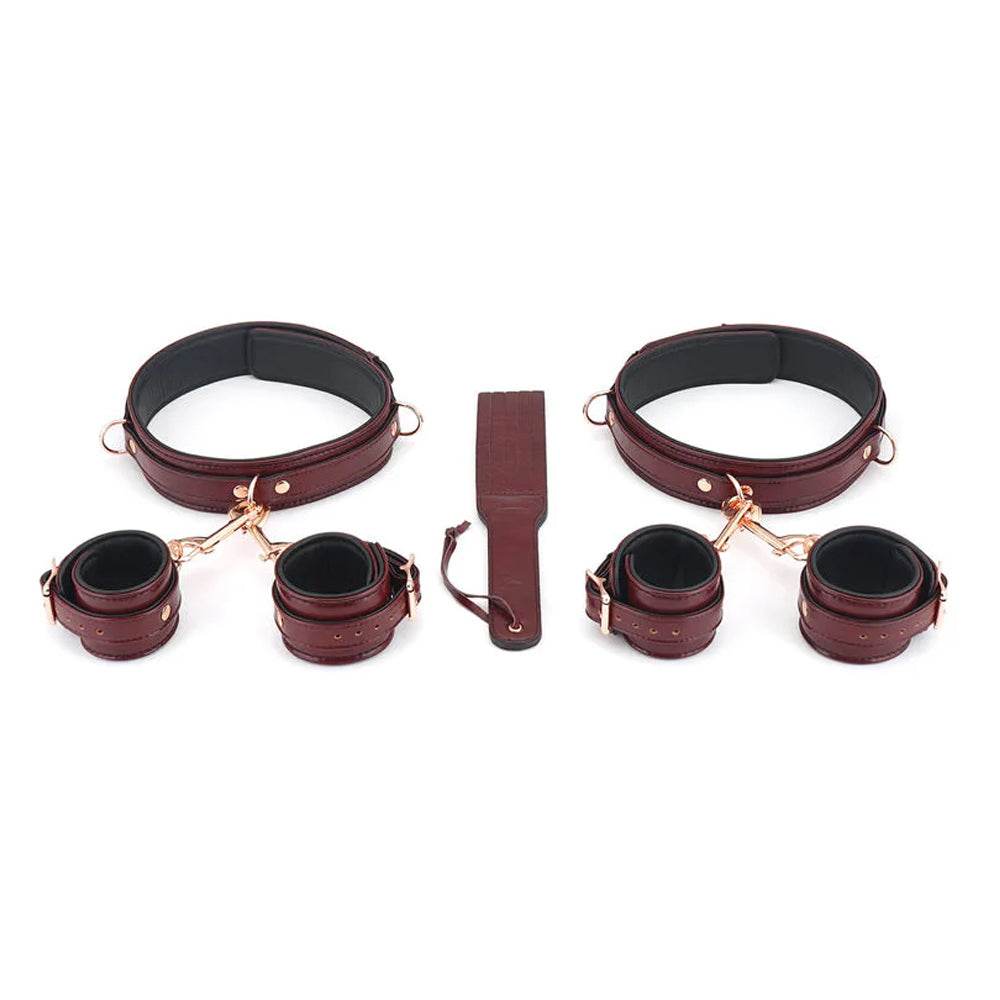 Bondage Restraint Kit with Spanking Paddle - CoreFlexInd
