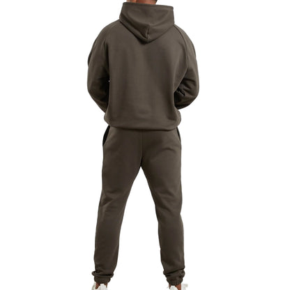 Camo Grey Pullover Hooded Track Suit-Coreflexind