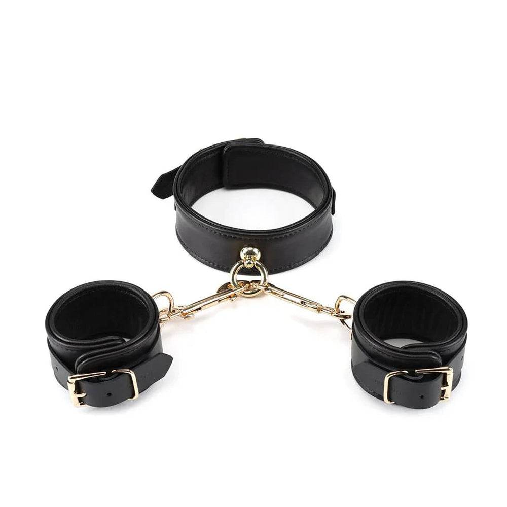 Collar With Leash Hand Cuffs - CoreFlexInd