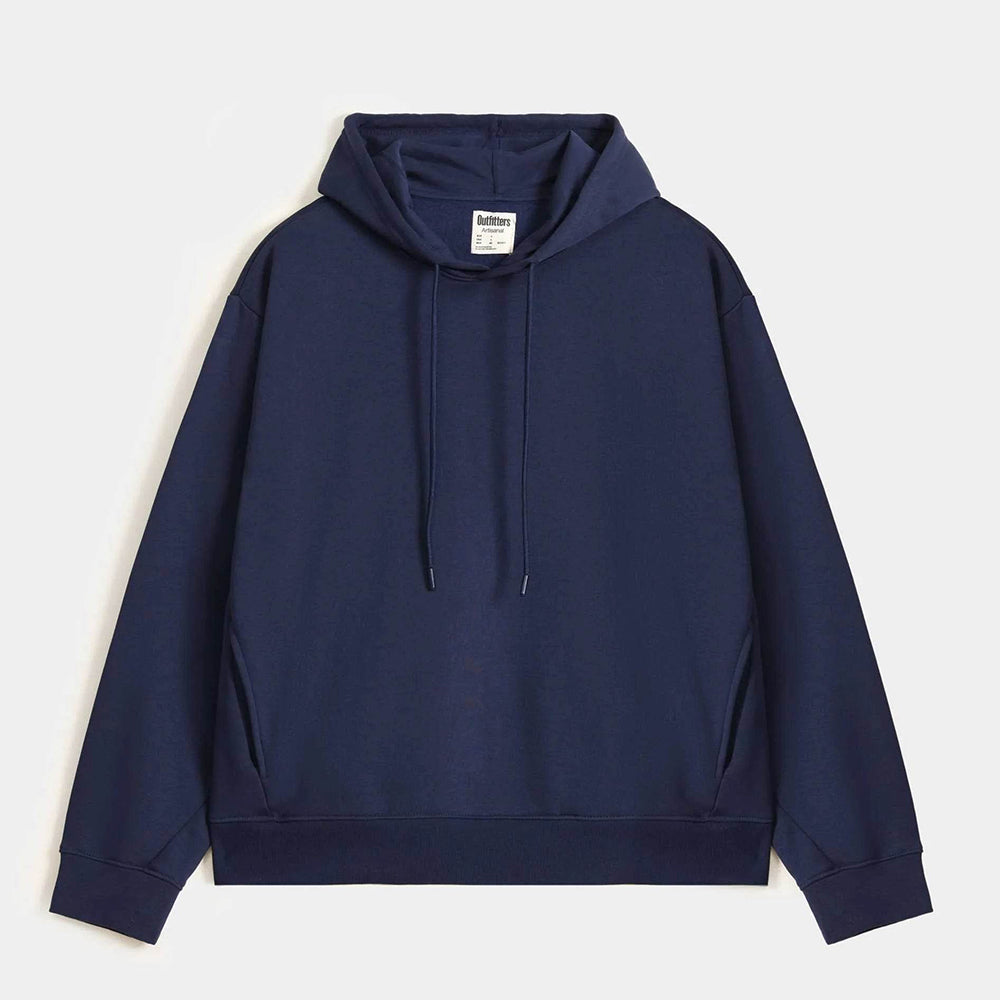 Crop Hoodie Navy