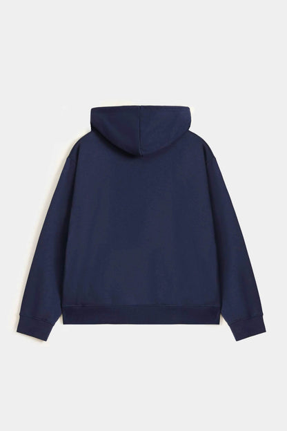 Crop Hoodie Navy - Garmentswear