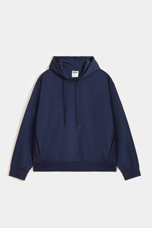 Crop Hoodie Navy - Garmentswear