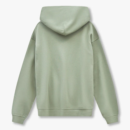 Hedge Green Hoodie Oversized Fit Label