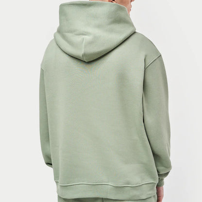 Hedge Green Hoodie Oversized Fit Label