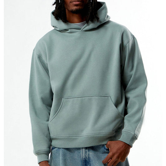 Green Solid Hoodie