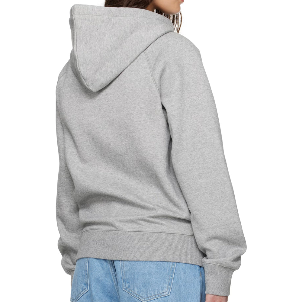 Grauer Chase-Hoodie mit Reißverschluss für Damen