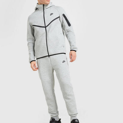Heather Grey Tech Fleece Full-Zip Hooded Track Suit