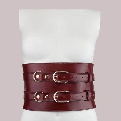 Leather Bondage Waist Belt - CoreFlexInd