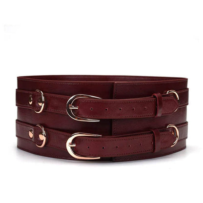 Leather Bondage Waist Belt - CoreFlexInd