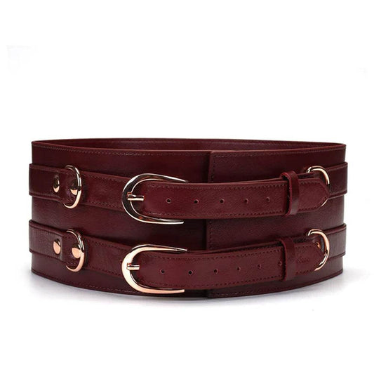 Leather Bondage Waist Belt - CoreFlexInd