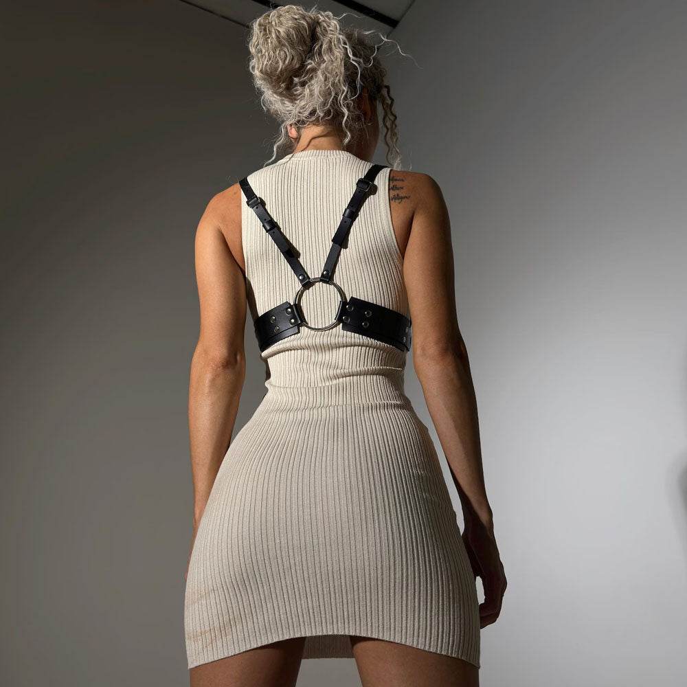 Leather Chest Harness for Women - CoreFlexInd