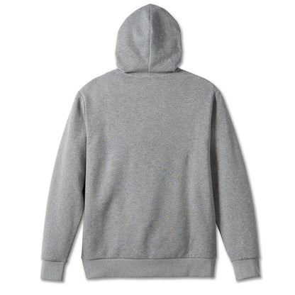Gray hoodie on a white background