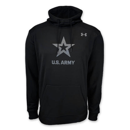 Men's Black Relaxed Fit Pullover Hoodie