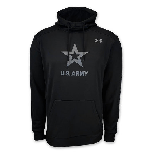 Men's Black Relaxed Fit Pullover Hoodie