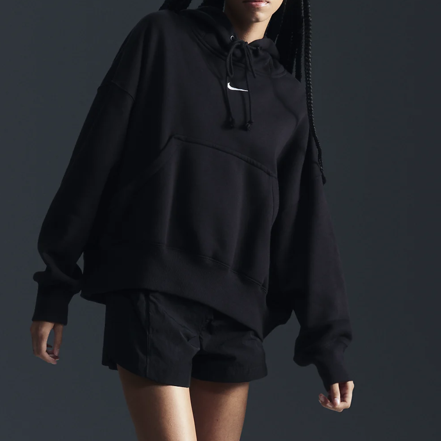 N-Womens Sportswear Phoenix Black Fleece