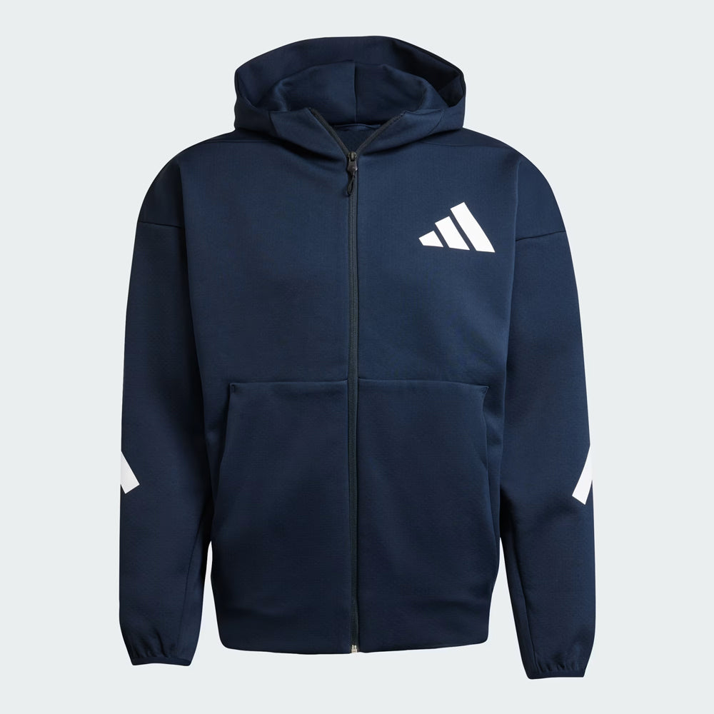 Navy Blue Z.N.E Full-Zip Hooded Track Suit