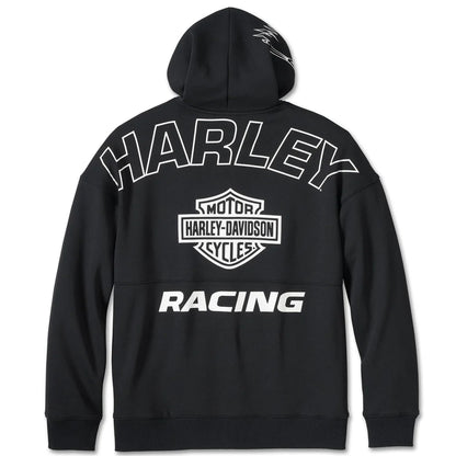 Men's Black Screamin Eagle Zip-Up Hoodie