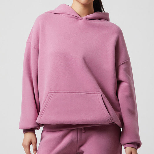 Women Mauve Pullover Hoodie