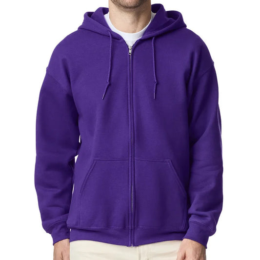 Purple Zip-Up Hoodie
