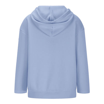 Oversized Zip Up Hoodie Jacket with Pockets Womens