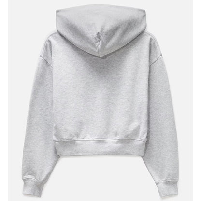 Gray hoodie on a white background