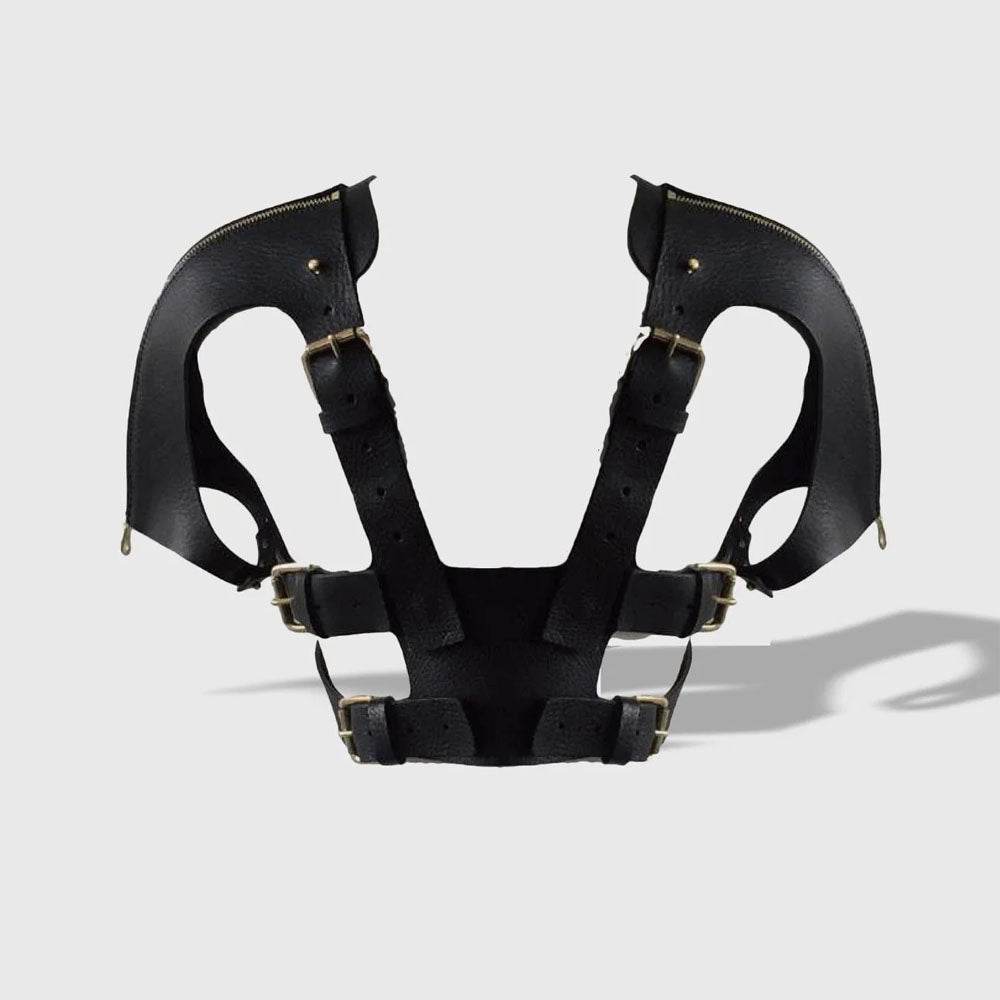 Sleeved Soft Cut Out Harness Black - CoreFlexInd