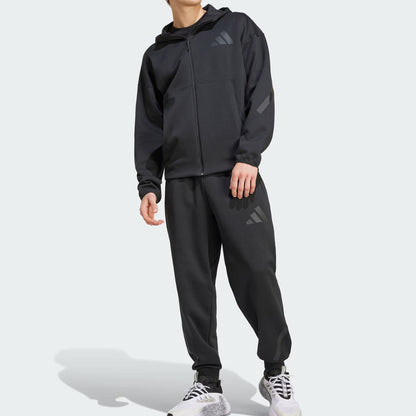 Black Z.N.E Full-Zip Hooded Track Suit