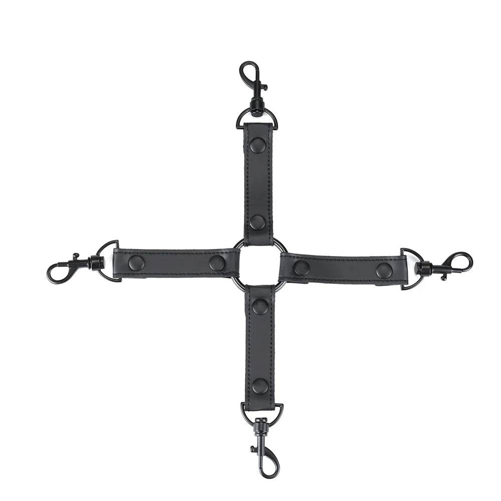 Vegan Fetish Leather Hog Tie - CoreFlexInd