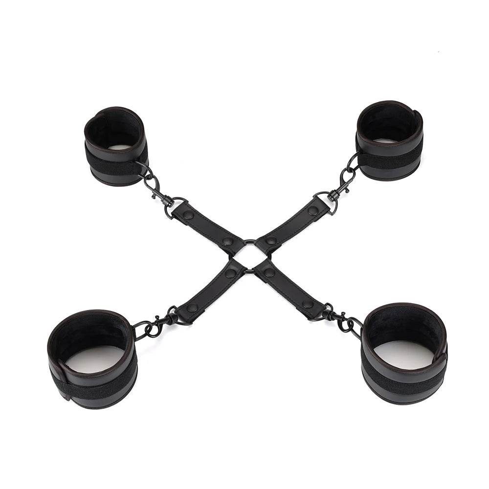 Vegan Fetish Leather Hog Tie - CoreFlexInd