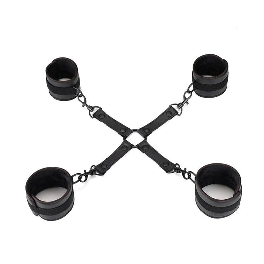 Vegan Fetish Leather Hog Tie - CoreFlexInd