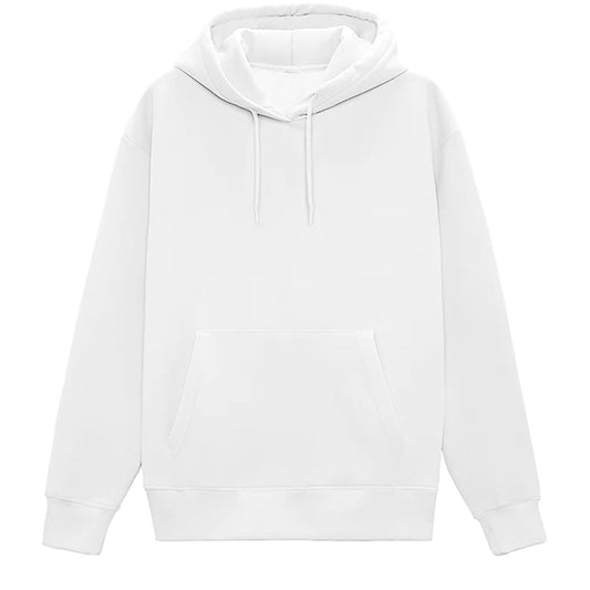 Unisex Adult White Hoodie