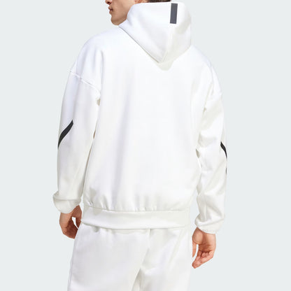 White Z.N.E Full-Zip Hooded Track Suit