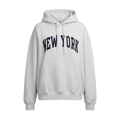 Women_Heather_Grey_Pullover_Hoodie-Garmentswear