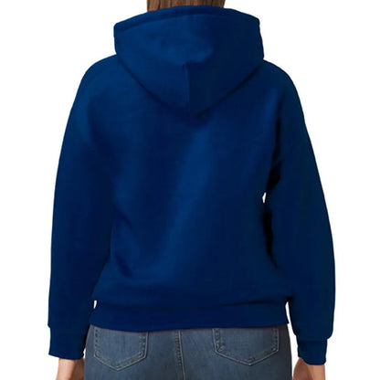 Blue hoodie on a white background