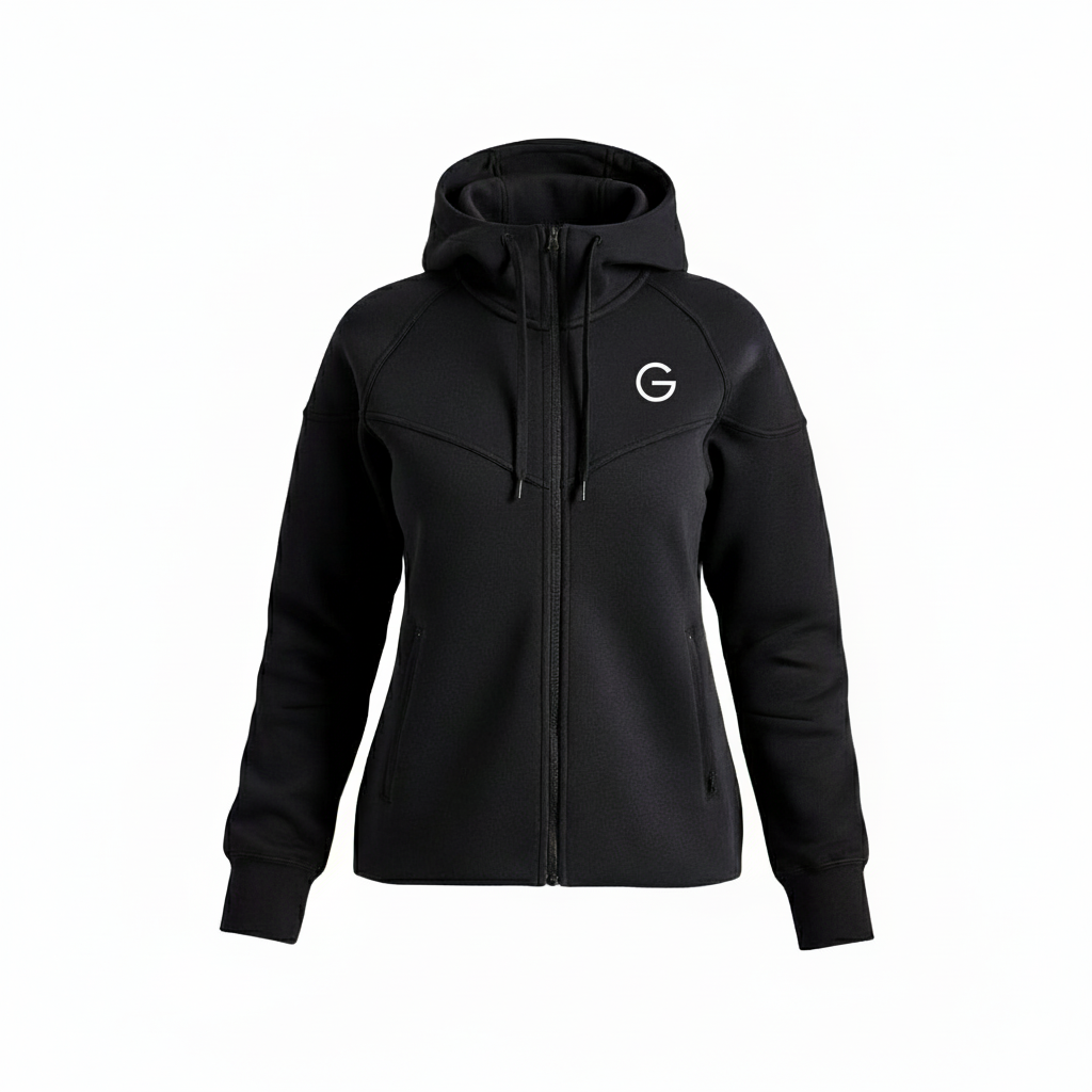 Women_s_Black_Tech_Fleece_Hoodie-Garmentswear
