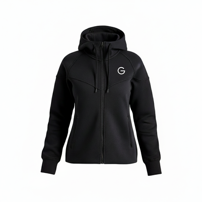 Women_s_Black_Tech_Fleece_Hoodie-Garmentswear