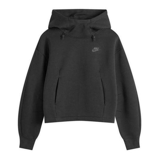 Black hoodie with Nike logo on a white background