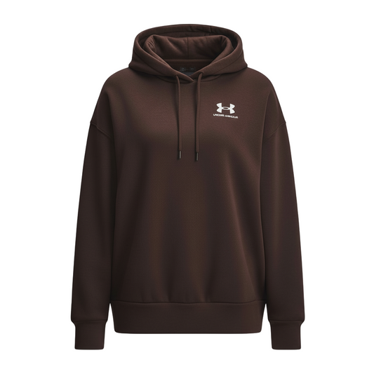 Women_s_Brown_Thermal_Fleece_Hoodie-Garmentswear