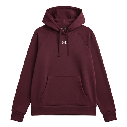 Women_s_Maroon_Thermal_Fleece_Hoodie-Garmentswear